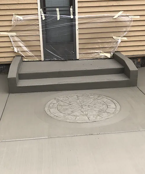 Broom finish driveway in Everett 